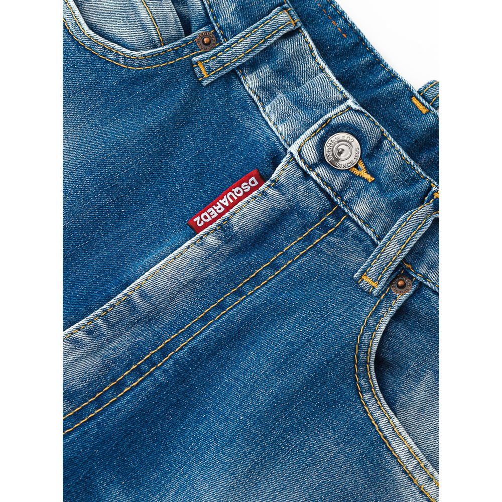 Pantalones y jeans de algodón azul