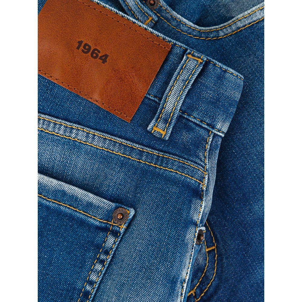 Pantalones y jeans de algodón azul