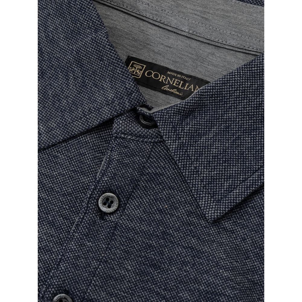 Polo de lana azul