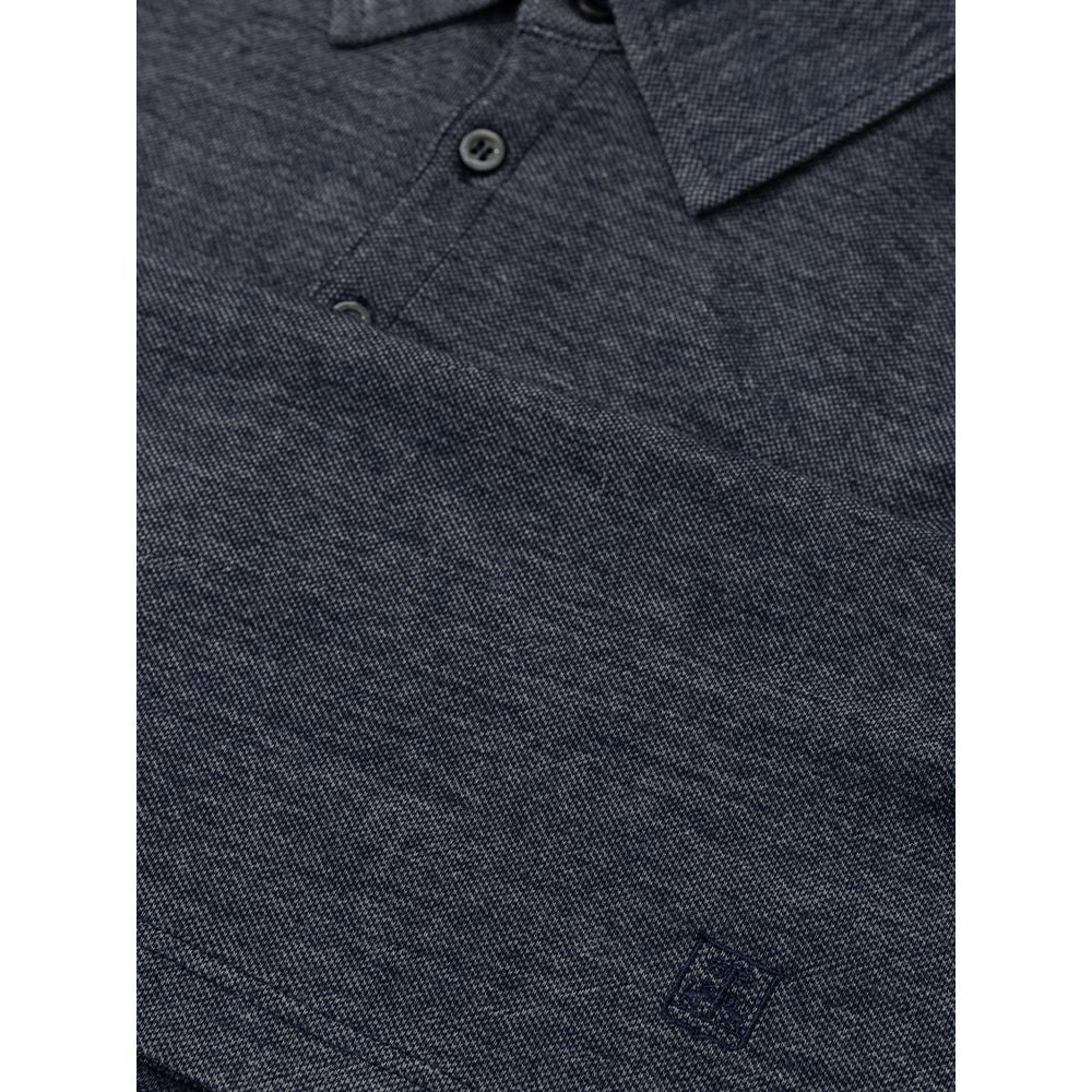 Polo de lana azul