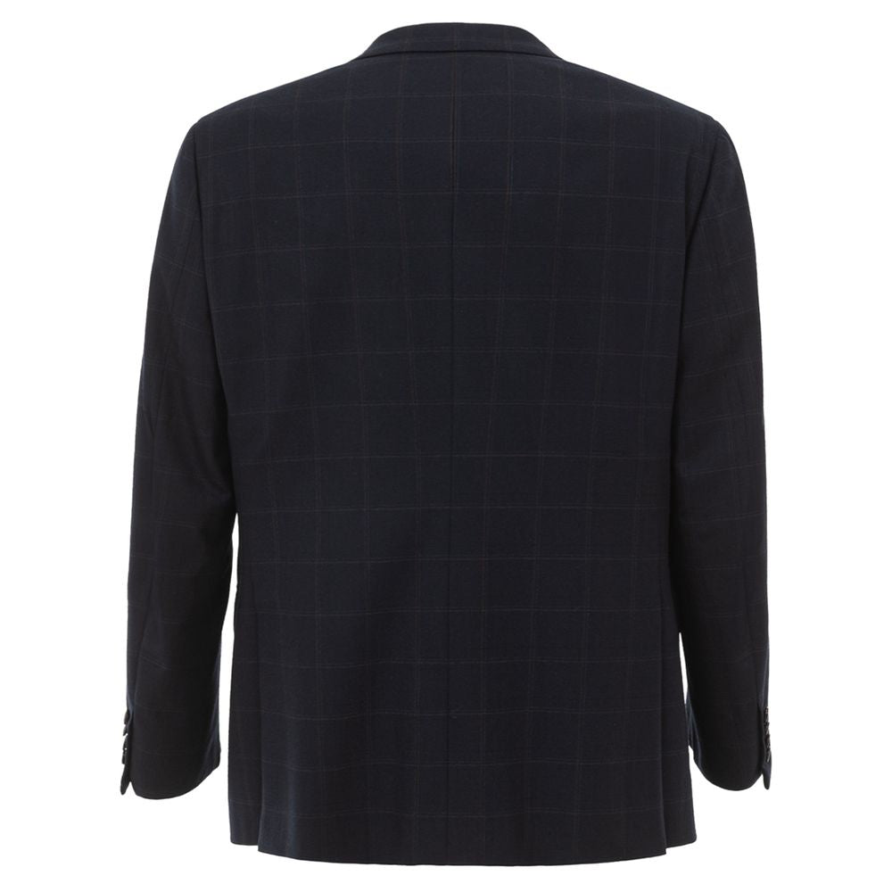 Blazer de lana azul