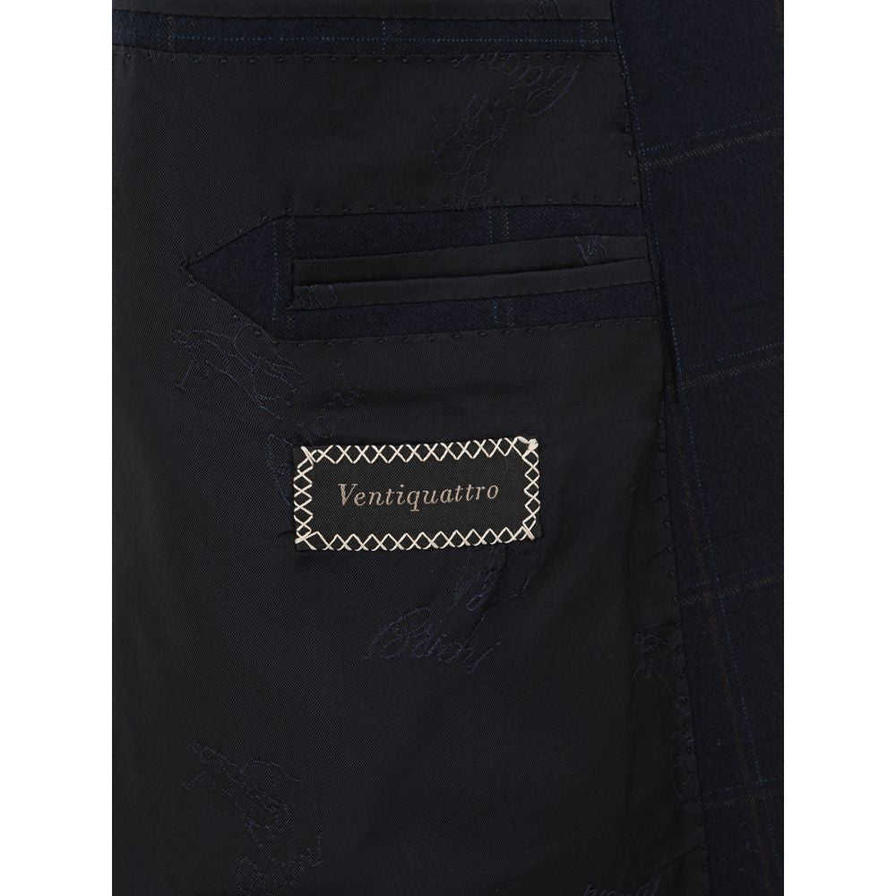 Blazer de lana azul