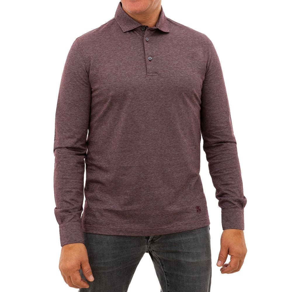 Polo de algodón morado