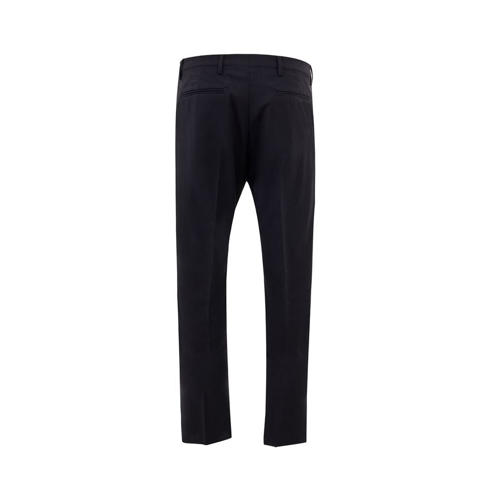 Pantalones y jeans de lana negros