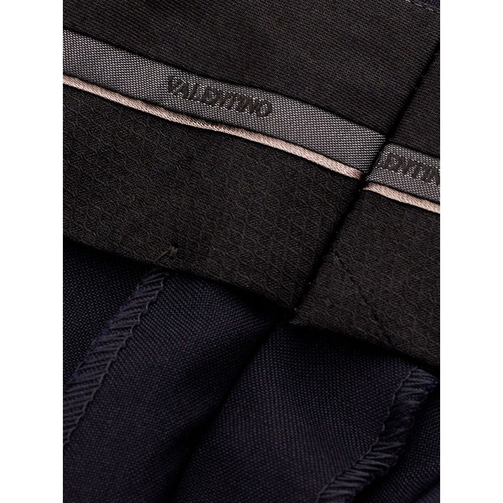 Pantalones y jeans de lana negros