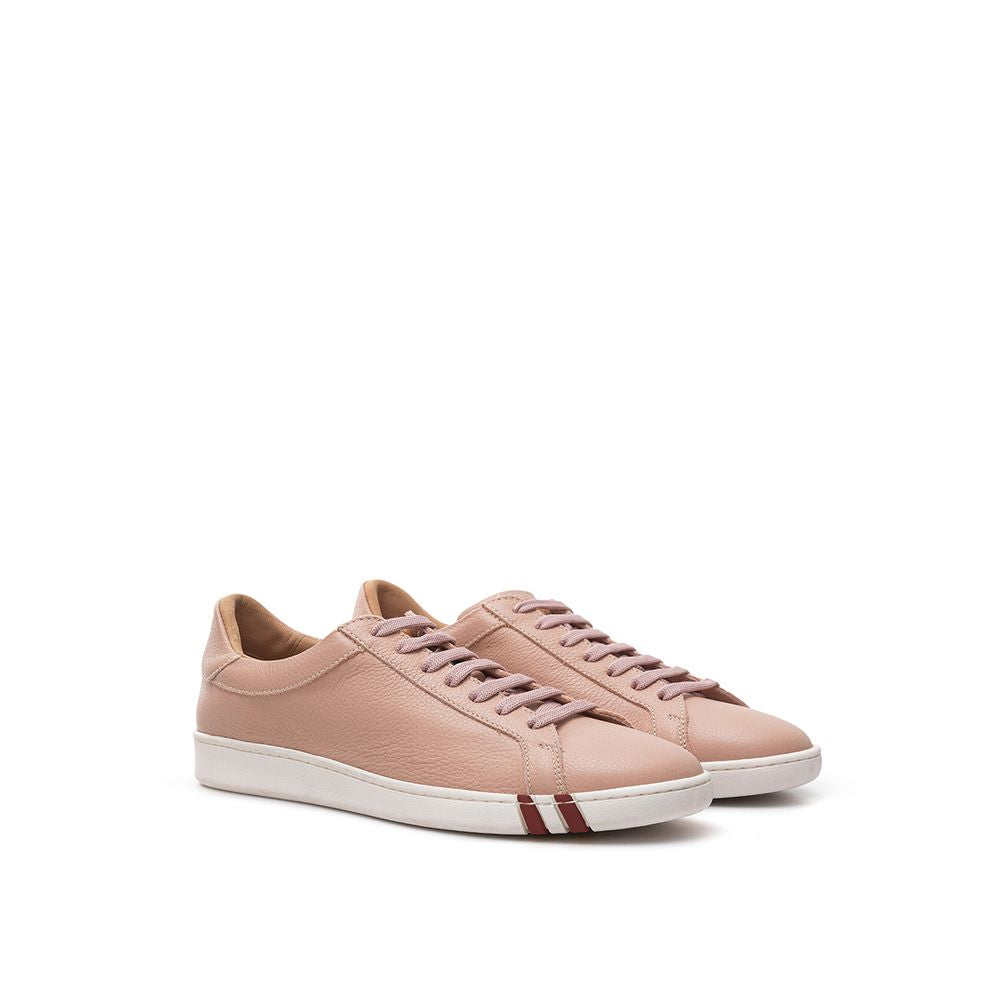 Zapatillas de piel color rosa