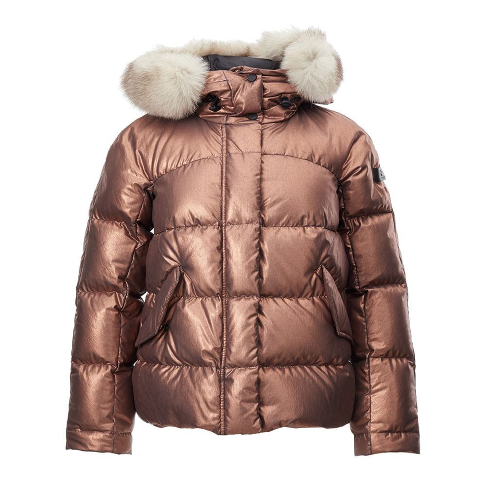 Chaquetas y abrigos de poliéster de color rosa