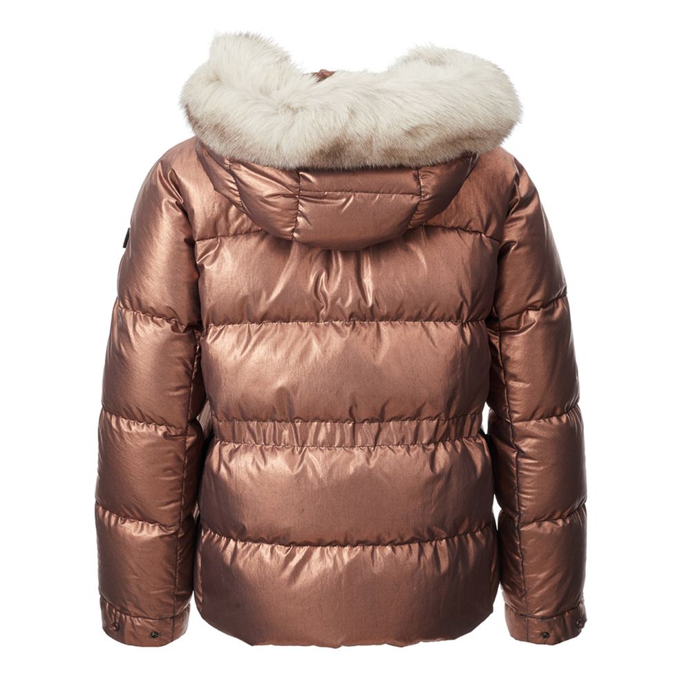 Chaquetas y abrigos de poliéster de color rosa