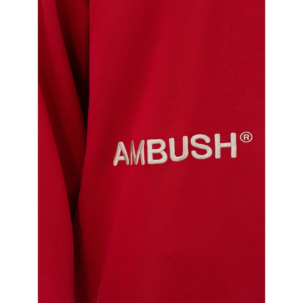 Elevated Red Cotton Sweater
