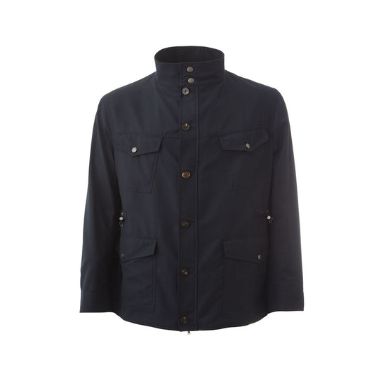 Chaqueta elegante de mezcla de lana para hombre