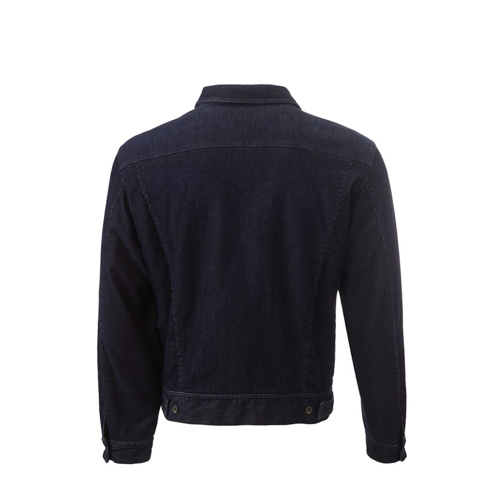 Blaue Baumwolljacke