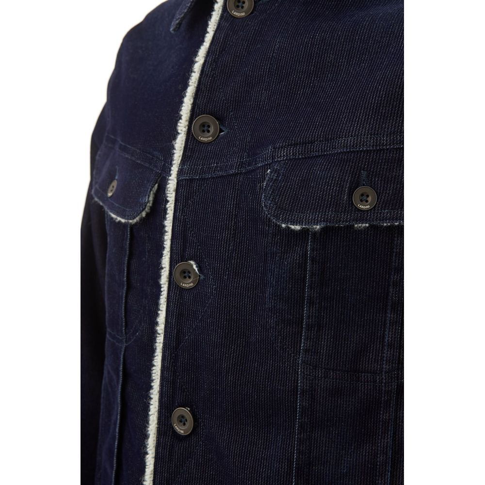 Blaue Baumwolljacke