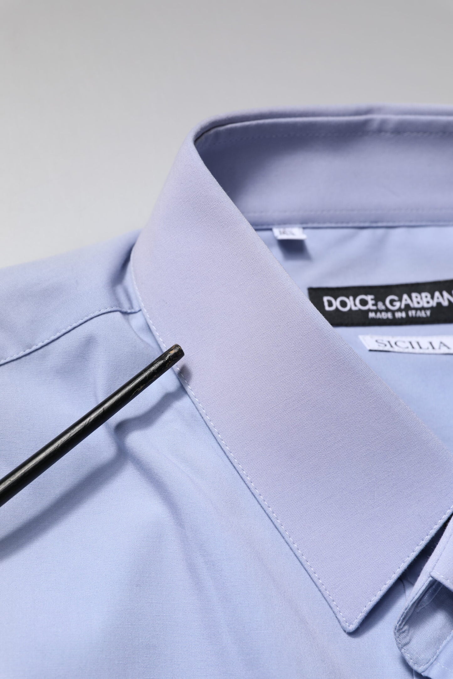 Light Blue Cotton SICILIA Dress Formal Shirt