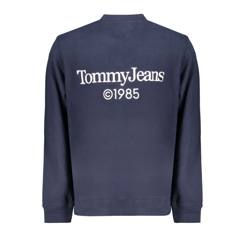 Blue Cotton Men Sweater