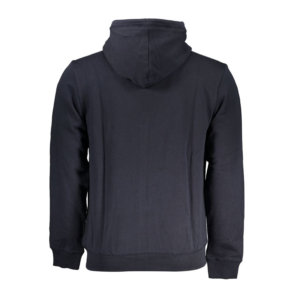 Blue Cotton Men Sweater