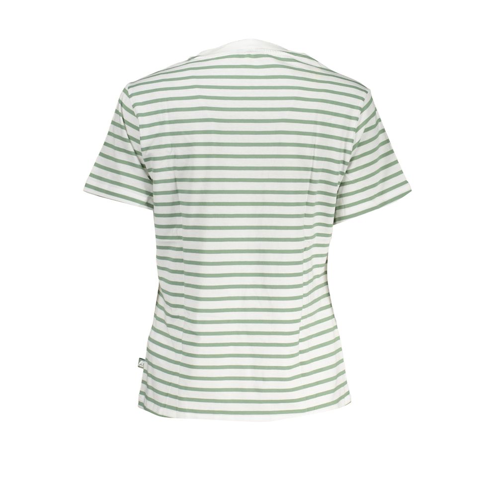 White Cotton Women T-Shirt