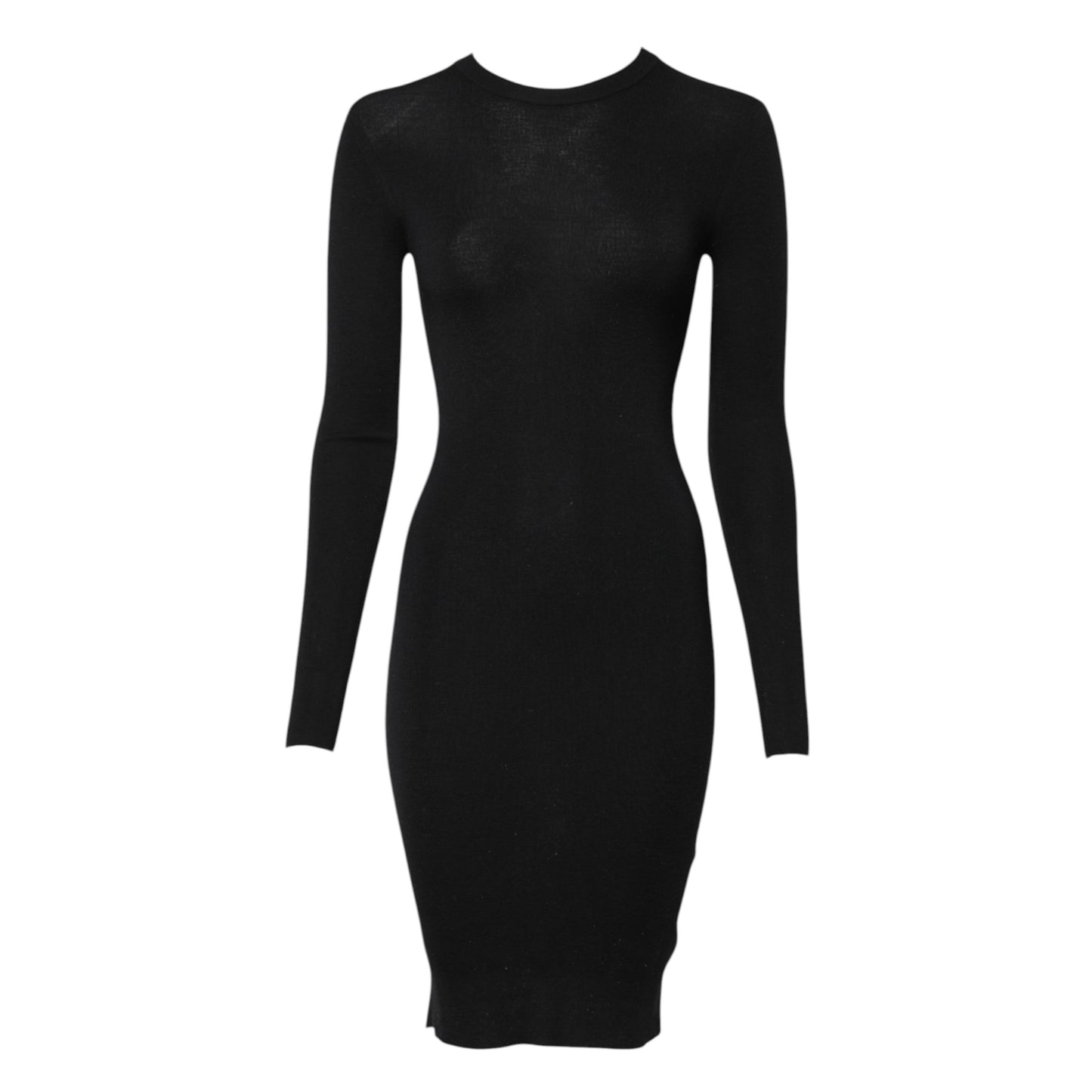 Black Long Sleeves Bodycon Sheath Dress