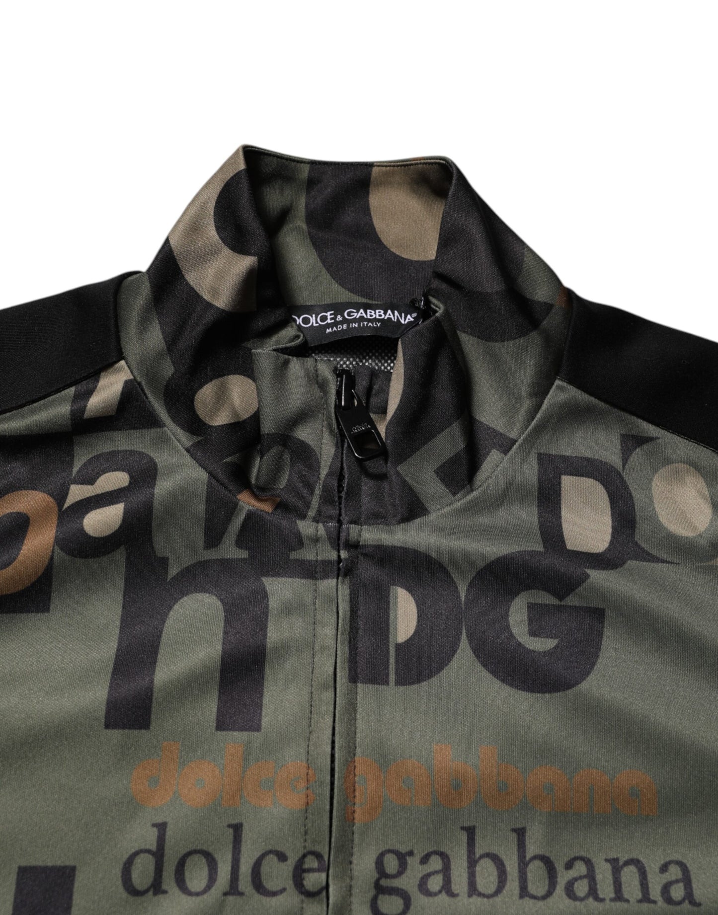 Multicolor Logo Full Zip Men Bomber Sweater
