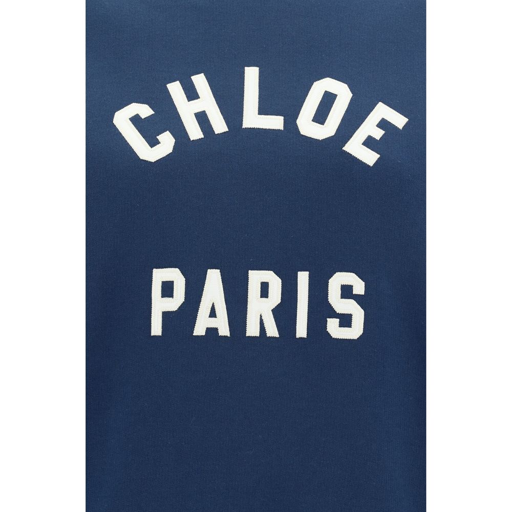 Blue Cotton Sweatshirt