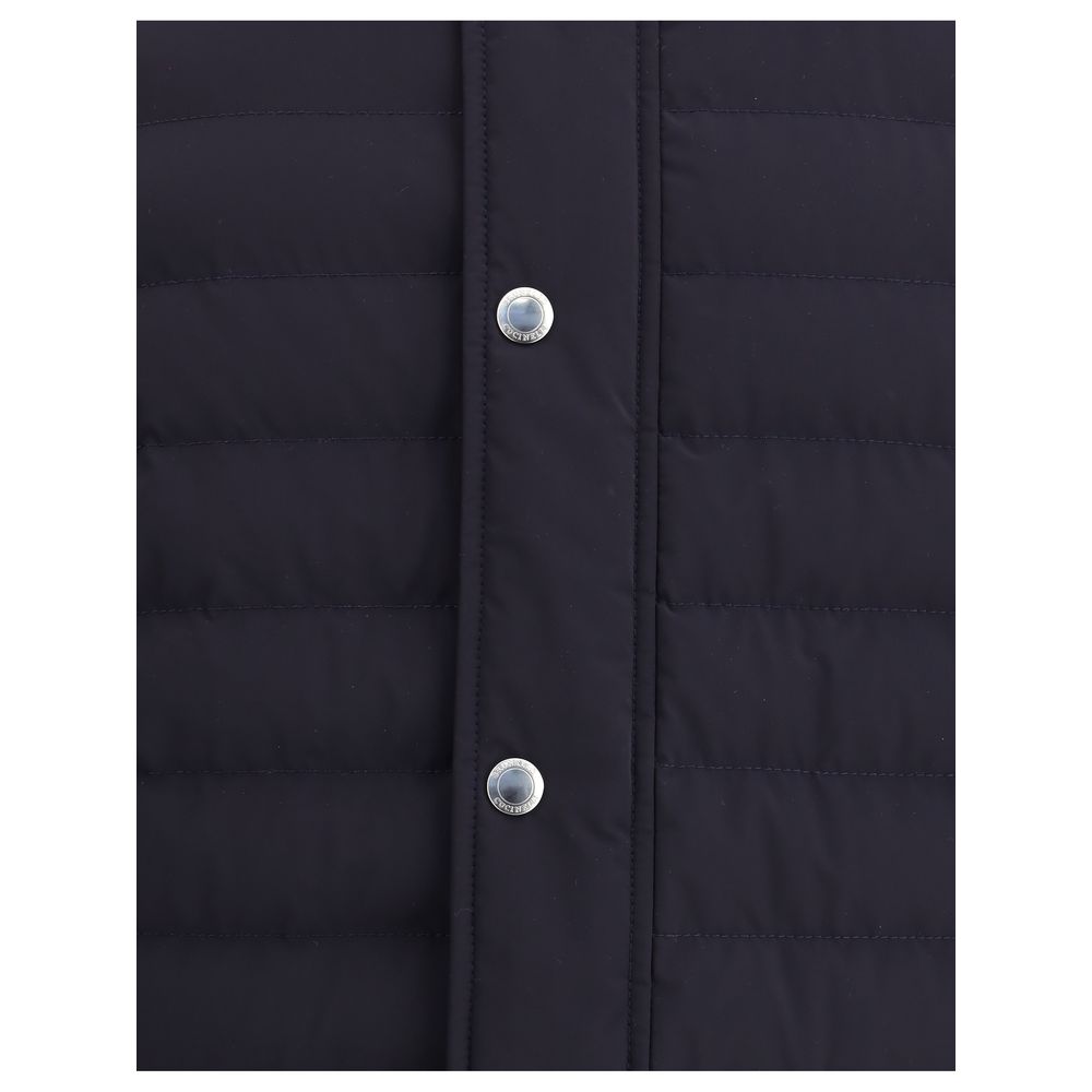 Blue Polyester Coat