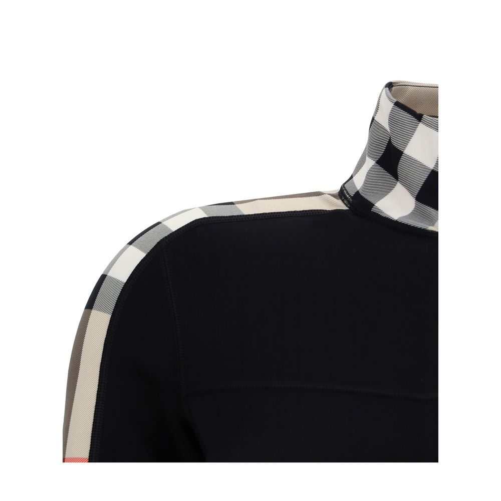Black Elastane Sweatshirt