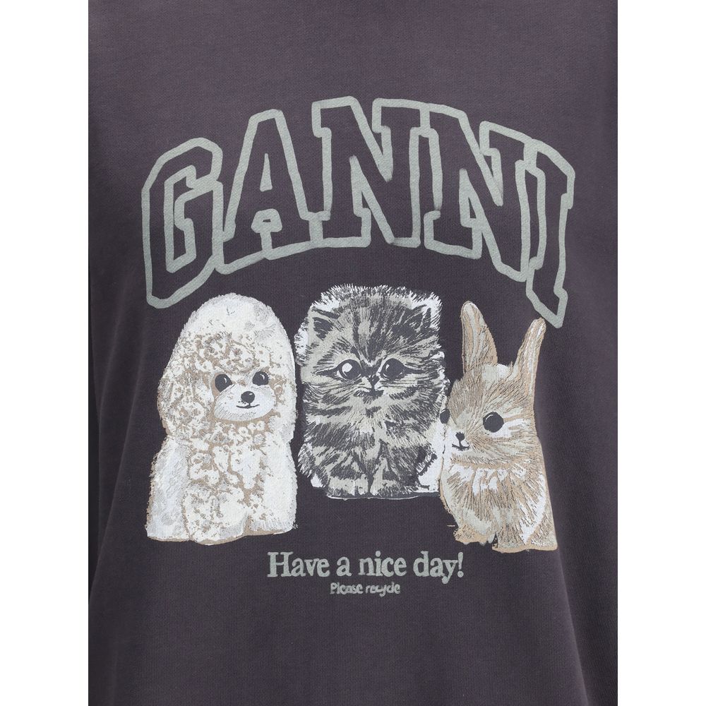 Gray Cotton Sweatshirt