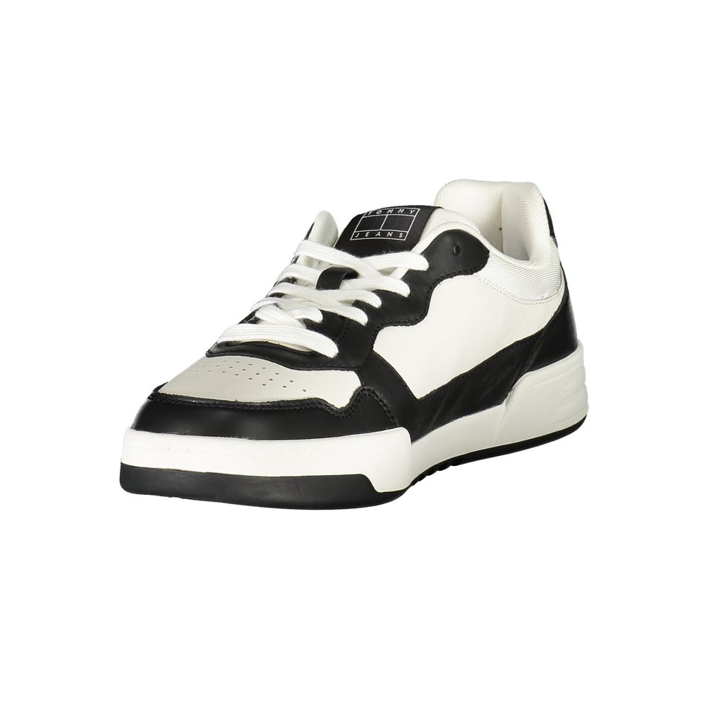 Black Leather Men Sneaker