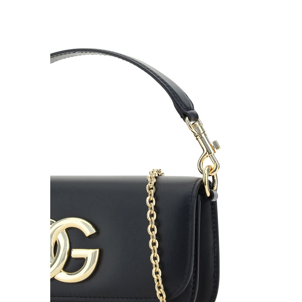 Black Calf Leather Bos Taurus Handbag