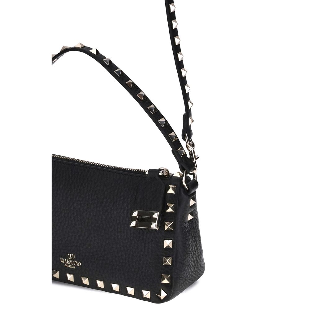 Black Calf Leather Bos Taurus Shoulder Bag