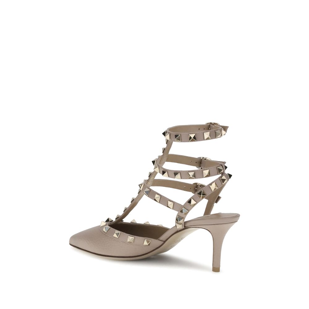 Gray Calf Leather Bos Taurus Pumps