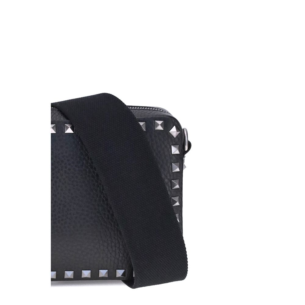 Black Calf Leather Bos Taurus Shoulder Bag