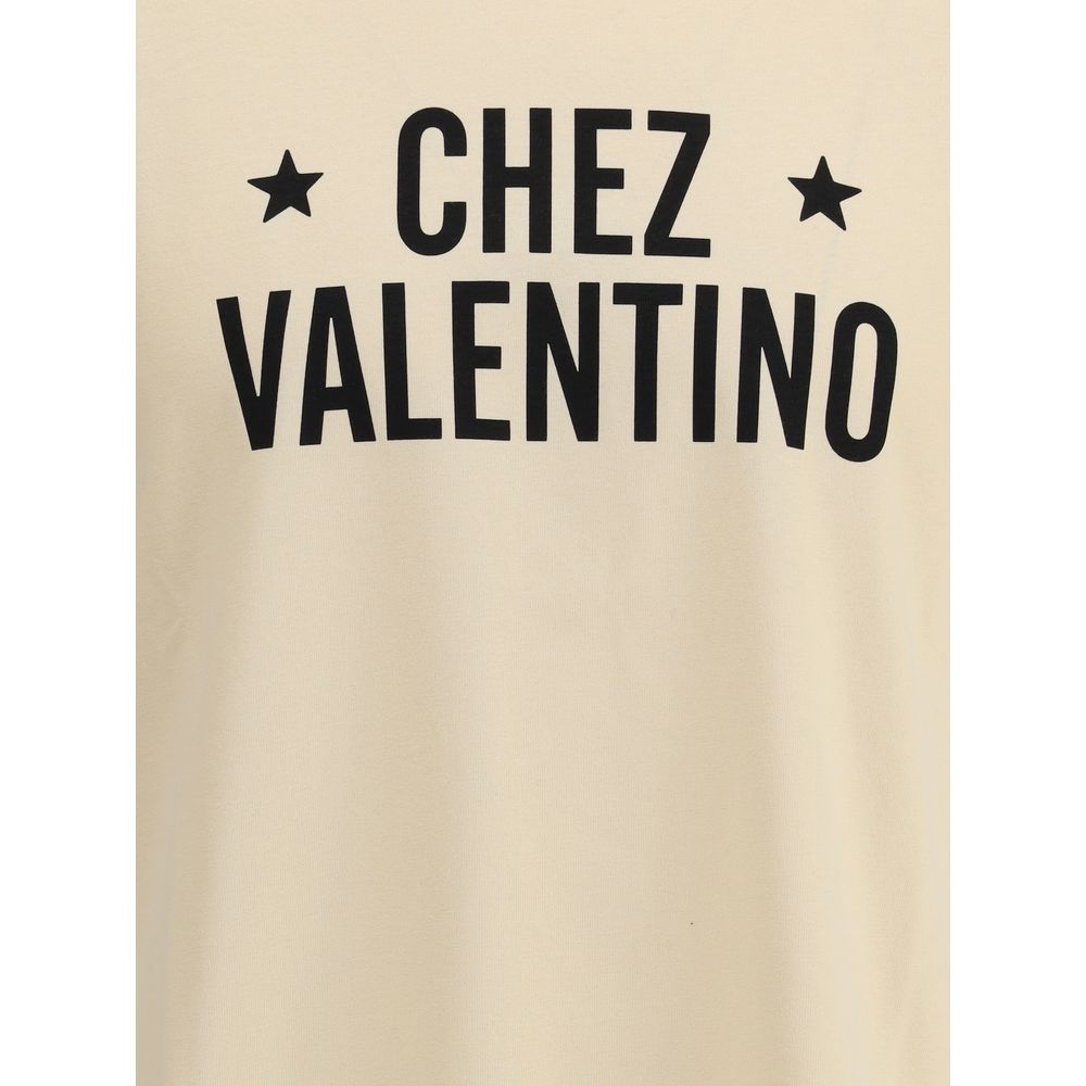 Cream Cotton T-Shirt