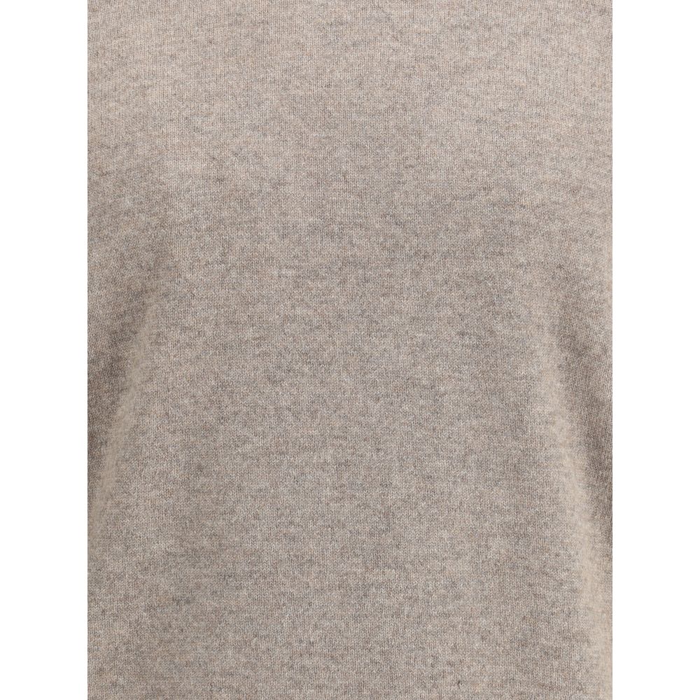Beige Cashmere Cashmere Sweater