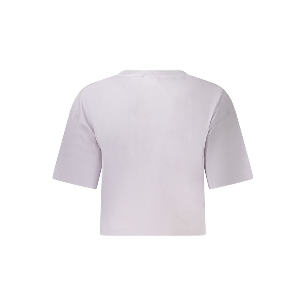 Pink Cotton Women T-Shirt