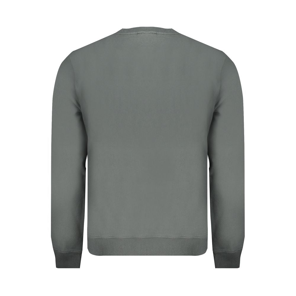 Green Cotton Men Sweater