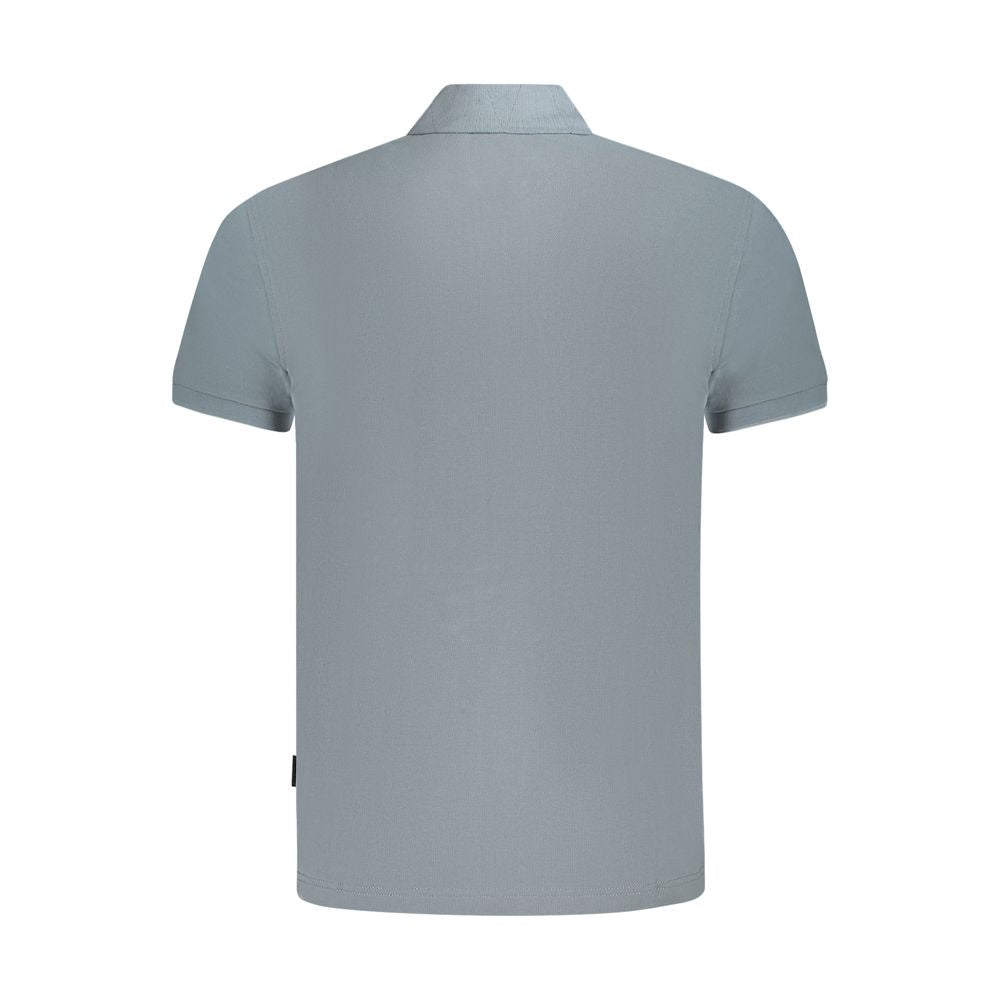 Brown Cotton Men Polo Shirt