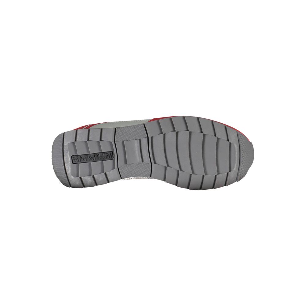 Red Leather Men Sneaker