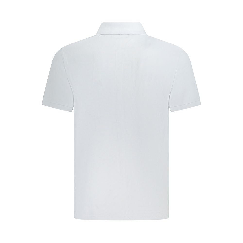 Light Blue Cotton Men Polo Shirt