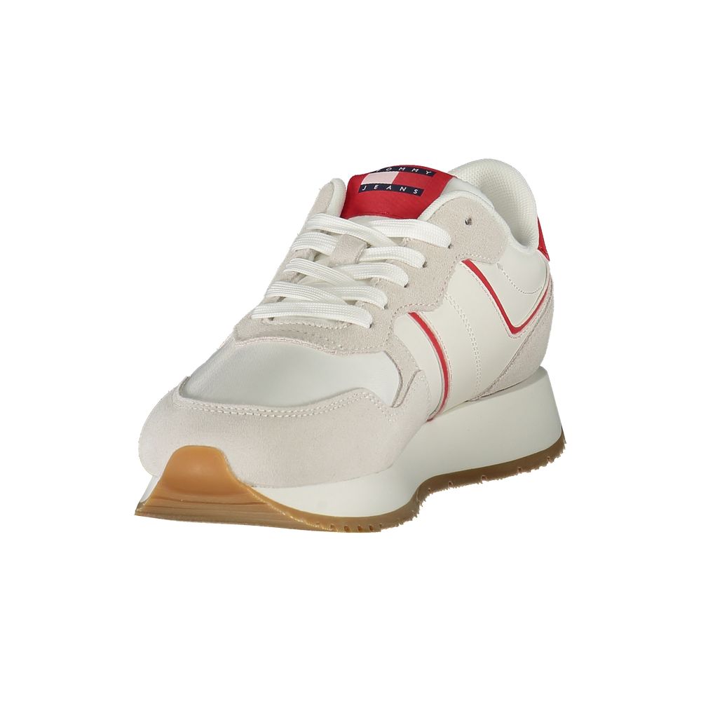 Red Leather Women Sneaker