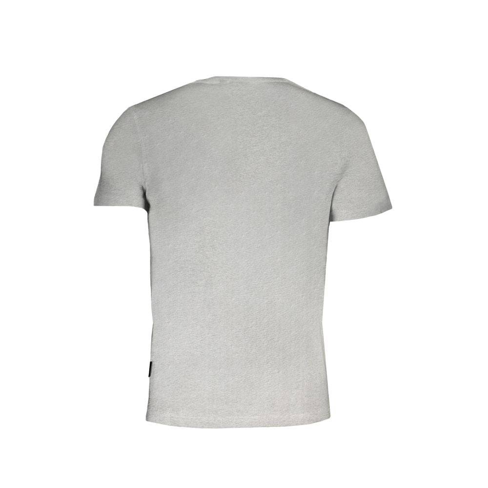 Brown Cotton Men T-Shirt