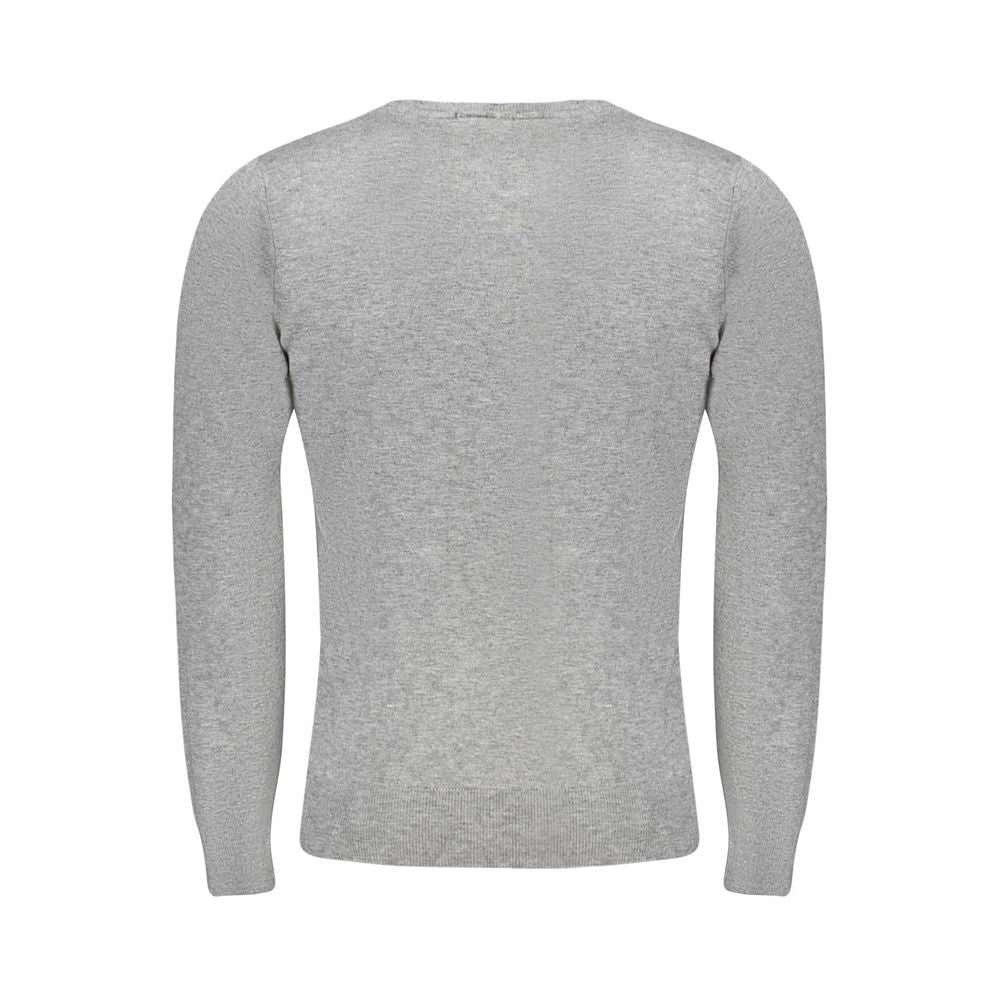 Brown Polyester Men Sweater