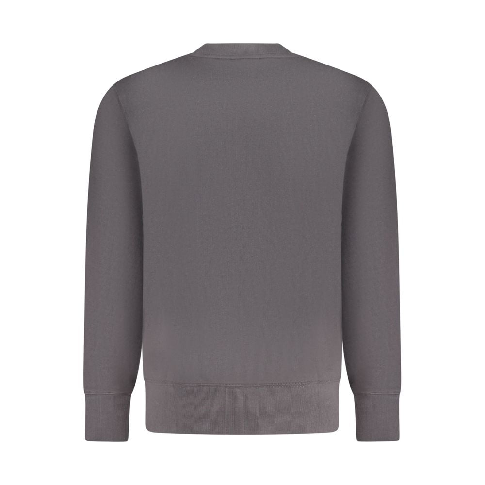 Black Cotton Men Sweater
