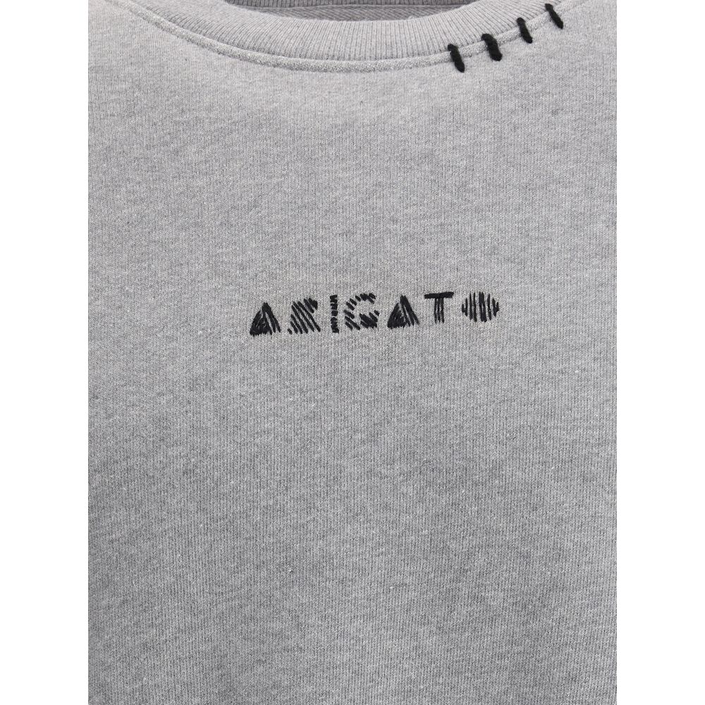 Gray Cotton Sweatshirt
