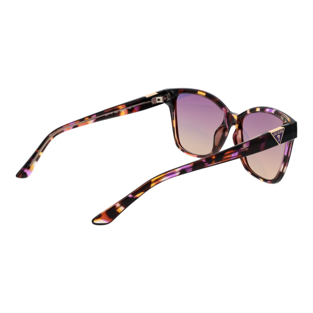 Brown Stainless Steel Sunglasses