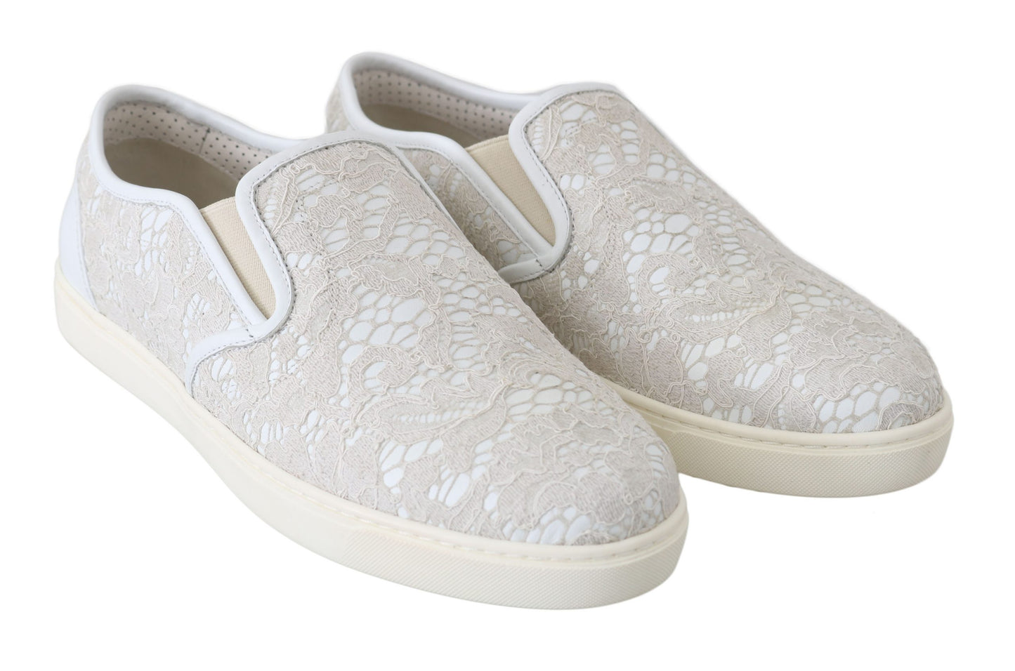 Mocasines elegantes en color blanco roto para mujer