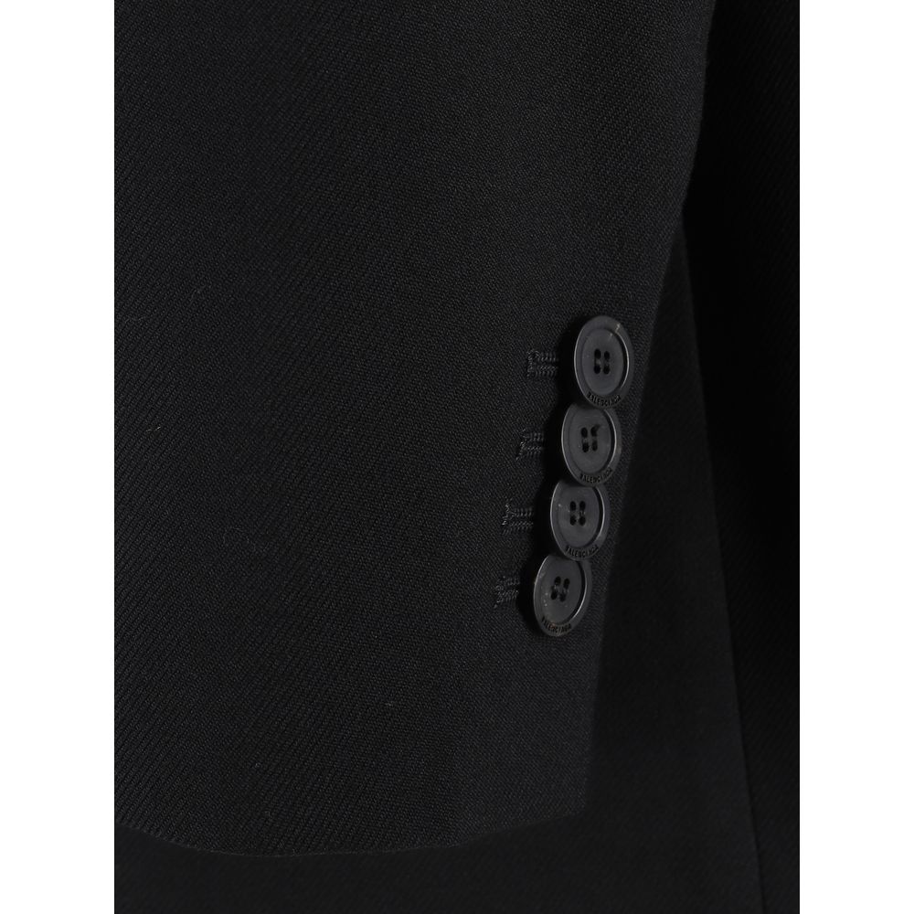 Black Wool Blazer
