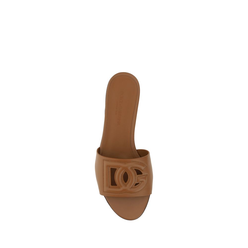 Brown Calf Leather Bos Taurus Sandals