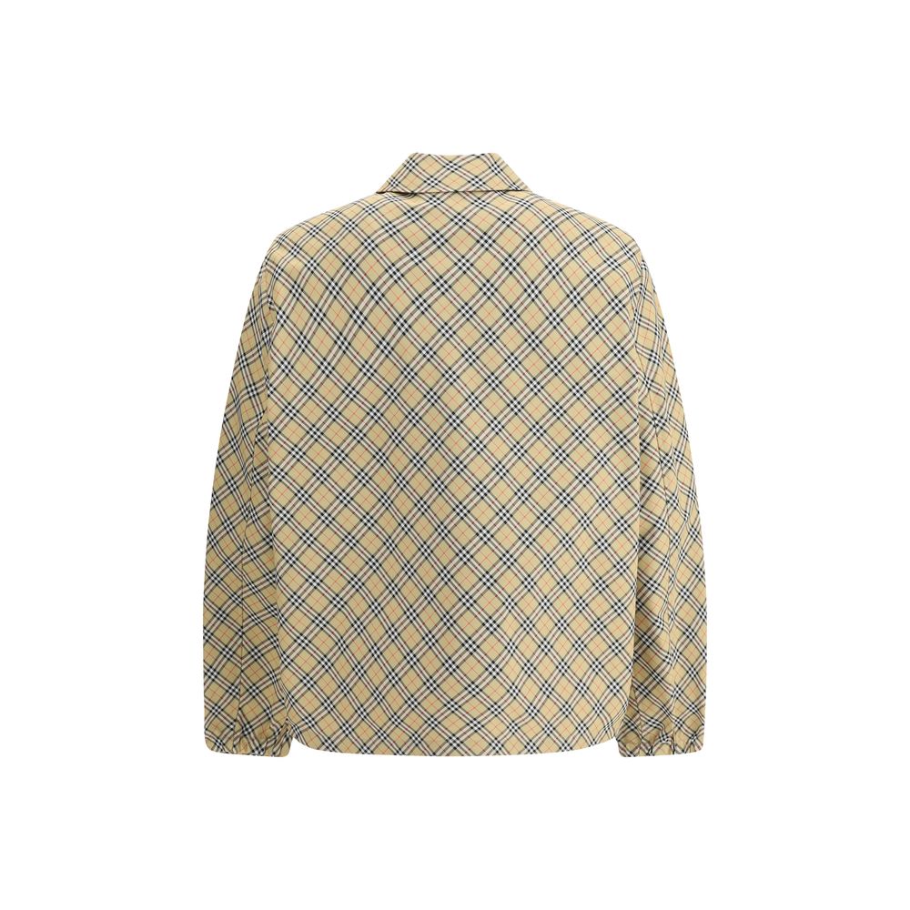 Beige Polyester Jackets And Coat