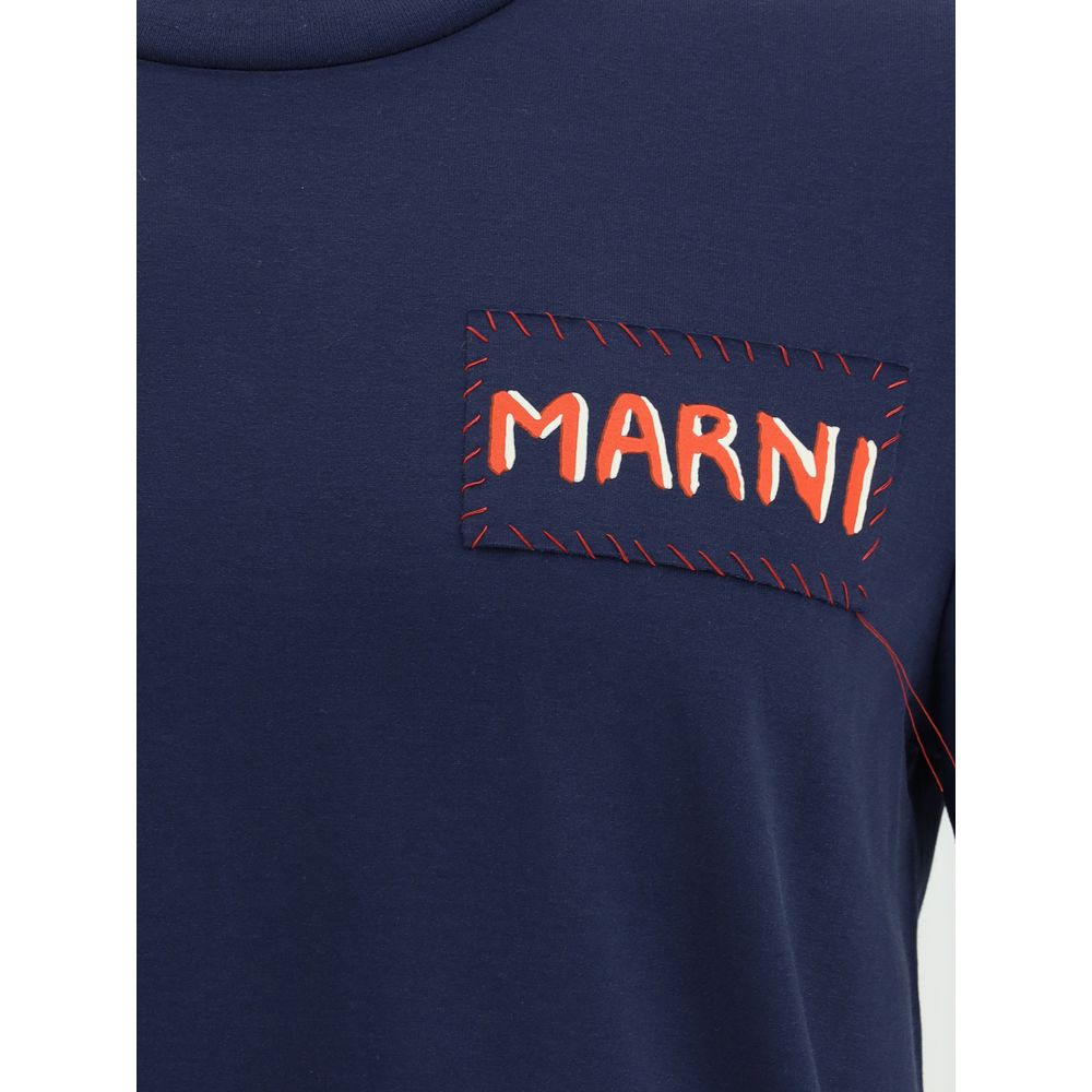 Blue Cotton T-Shirt