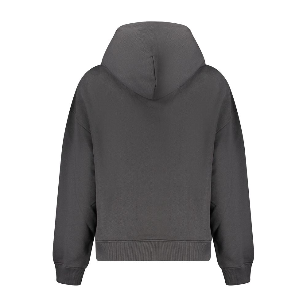 Black Cotton Women Sweater